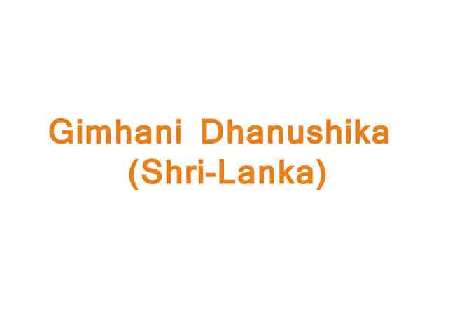 Gimhani Dhanushika (Shri-Lanka)